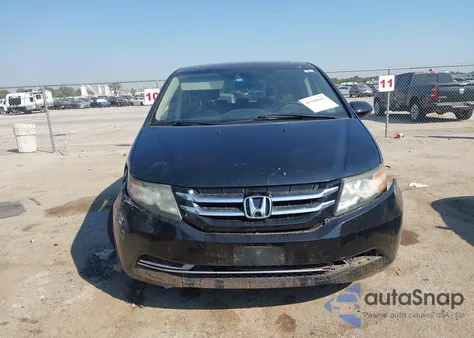 2015 Honda Odyssey Ex-L из США, поврежденный, VIN 5FNRL5H66FB102935